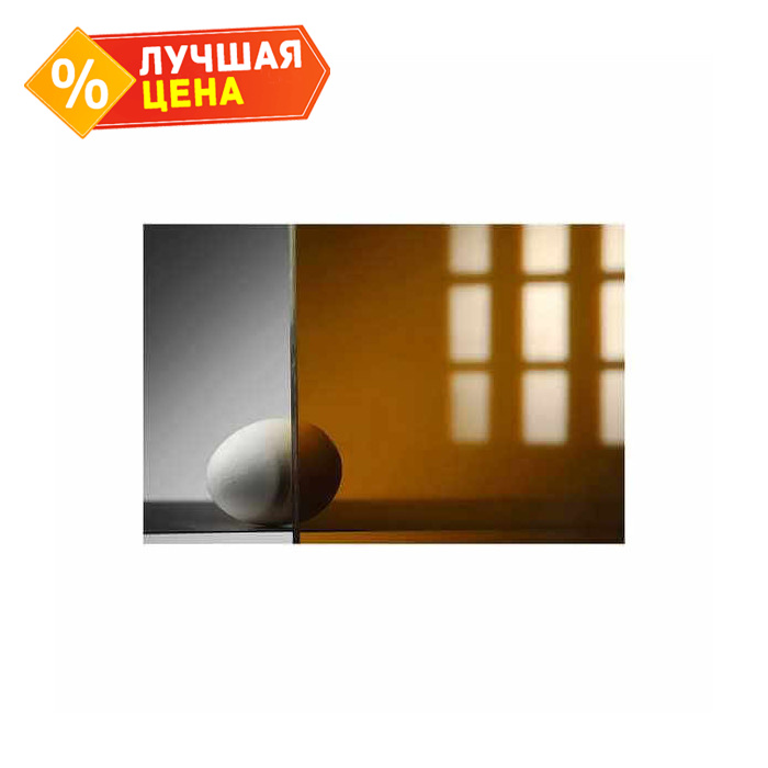 Монолитный поликарбонат 4 мм КОЛИБРИ бронза 2050х3050 мм